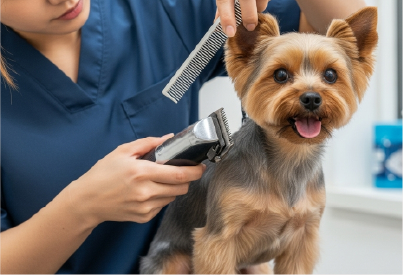 Bath and haircut service